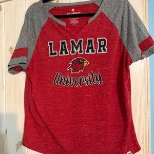 Lamar University Cardinals Women’s Shirt Size XL Beaumont, TX